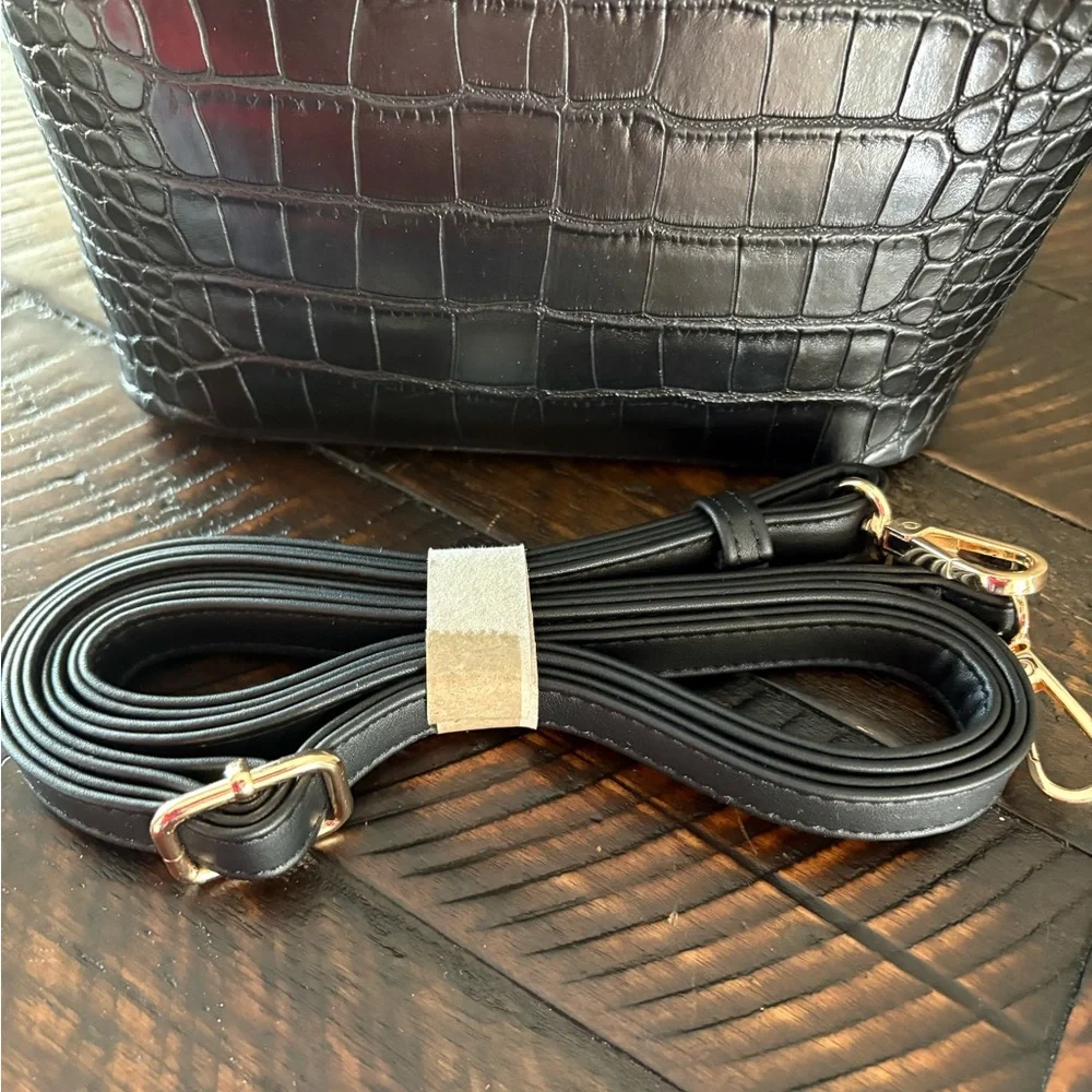 Elegant Black Crocodile-bag